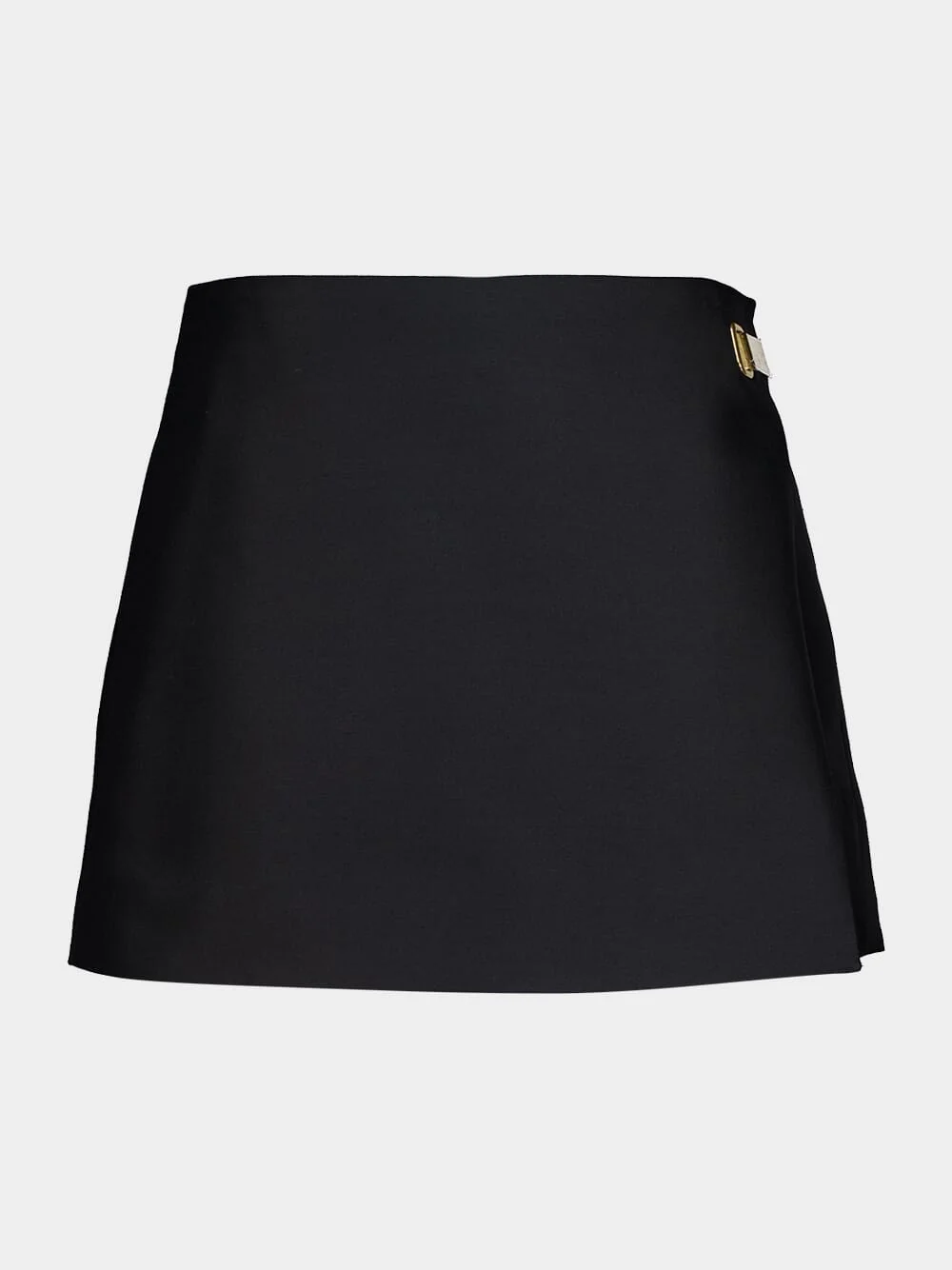 Black Tailored Mini Skort