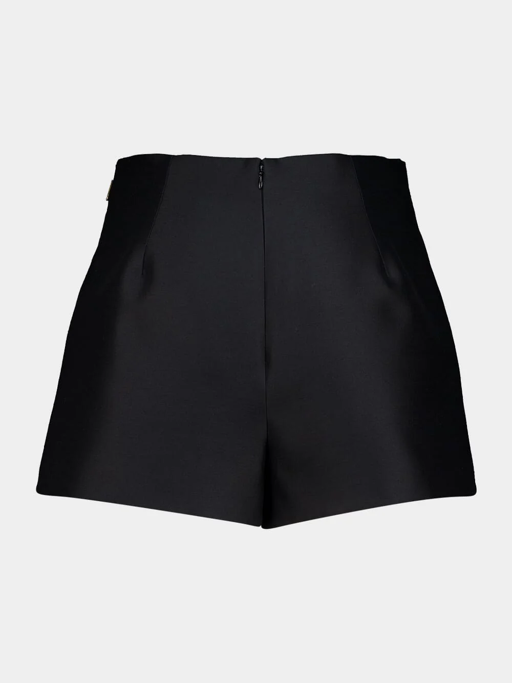Black Tailored Mini Skort - Image 2