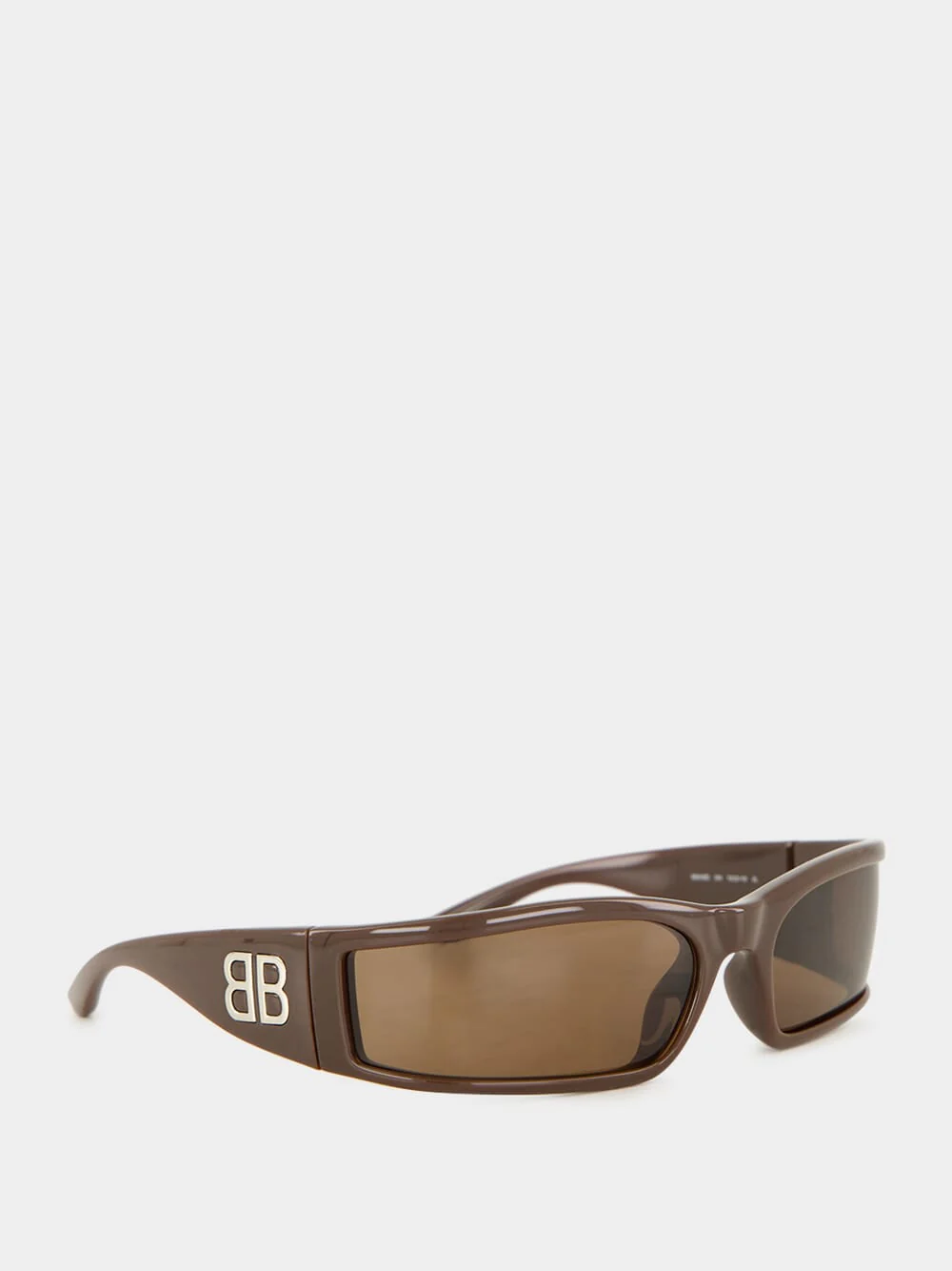 Sunset Rectangle Sunglasses in Dark Brown - Image 2