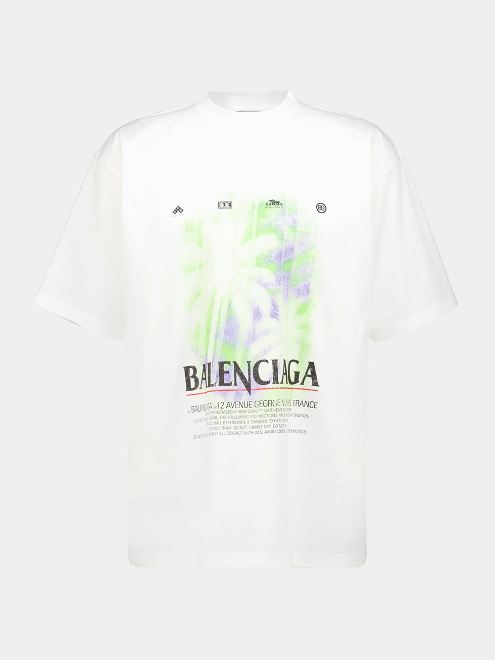 White Window Medium Fit T-Shirt