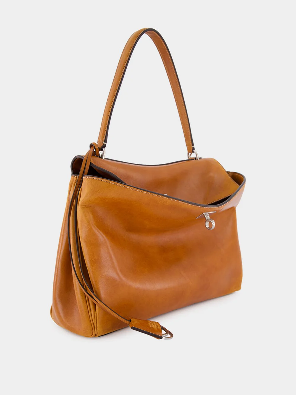 Tan Cowboy Rodeo Medium Handbag - Image 5