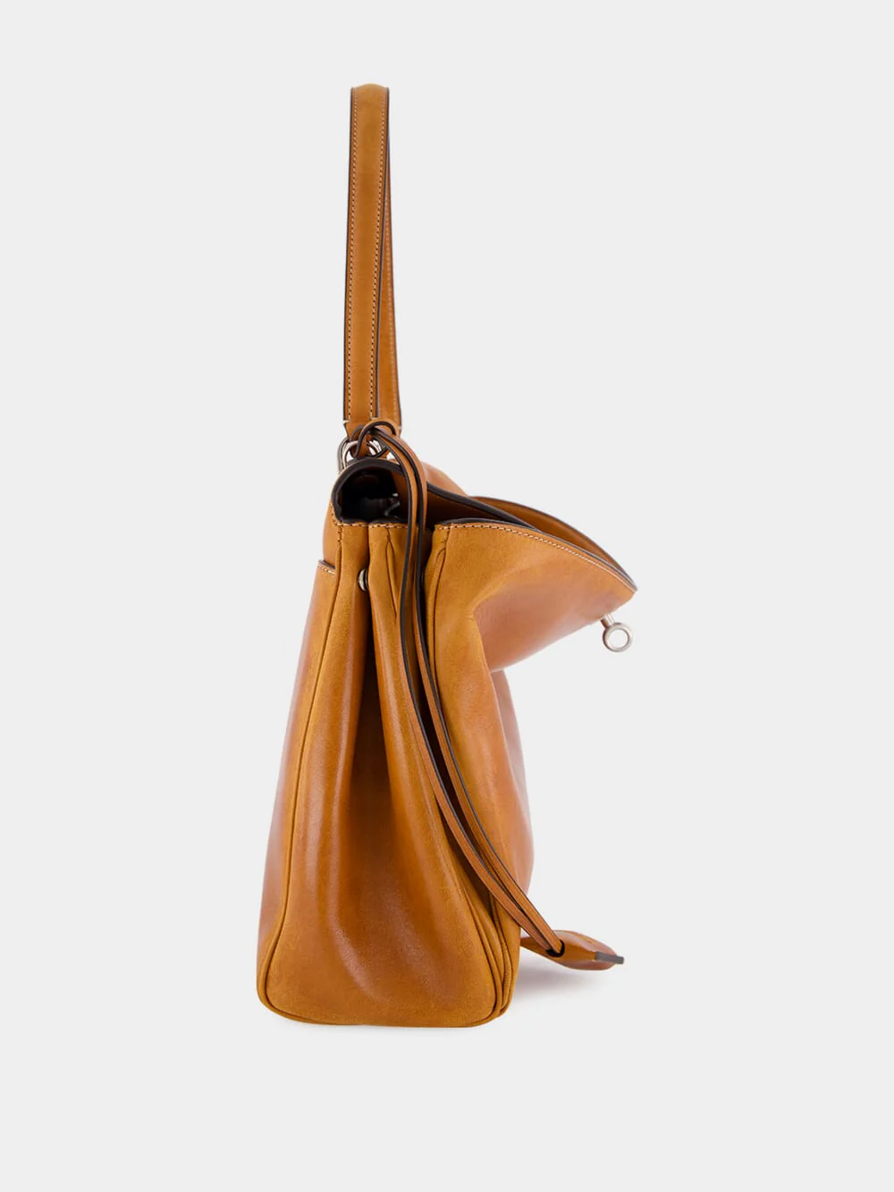 Tan Cowboy Rodeo Medium Handbag - Image 7