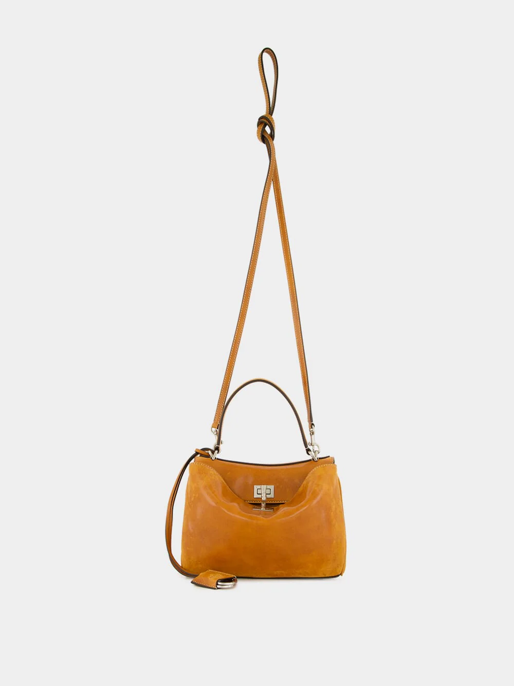 Tan Rodeo Mini Leather Handbag - Image 3