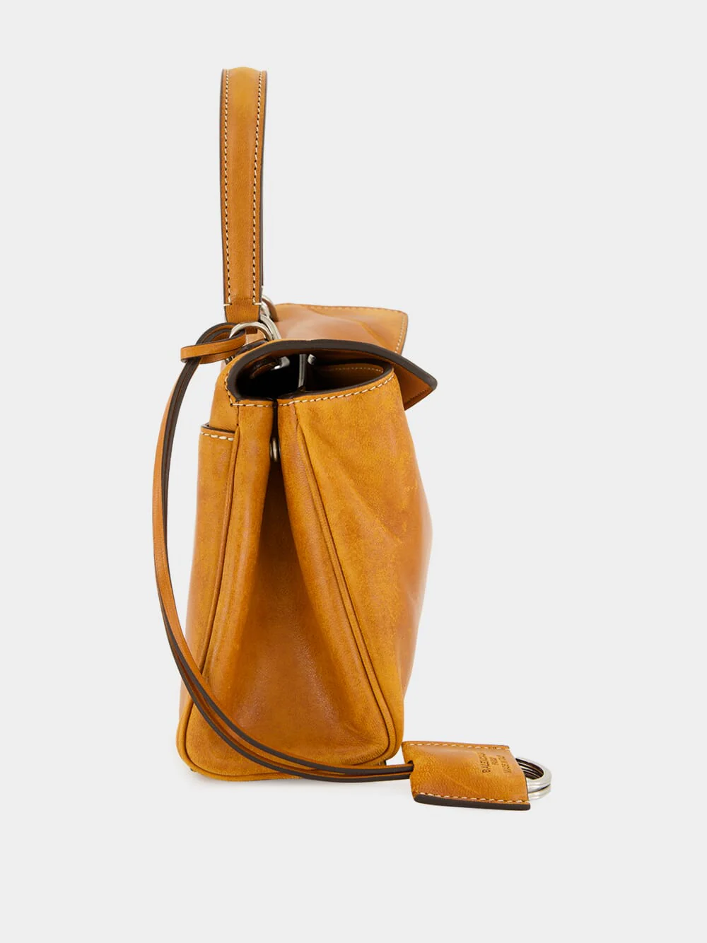 Tan Rodeo Mini Leather Handbag - Image 6