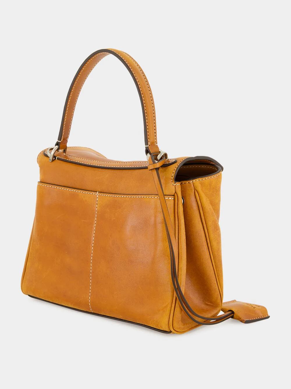 Tan Rodeo Mini Leather Handbag - Image 7