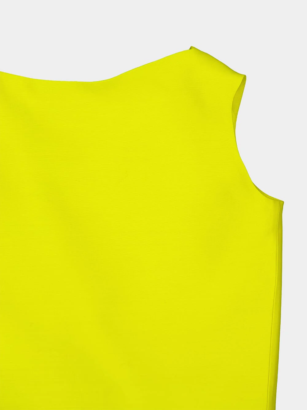 Yellow Draped Back Wool Top - Image 3