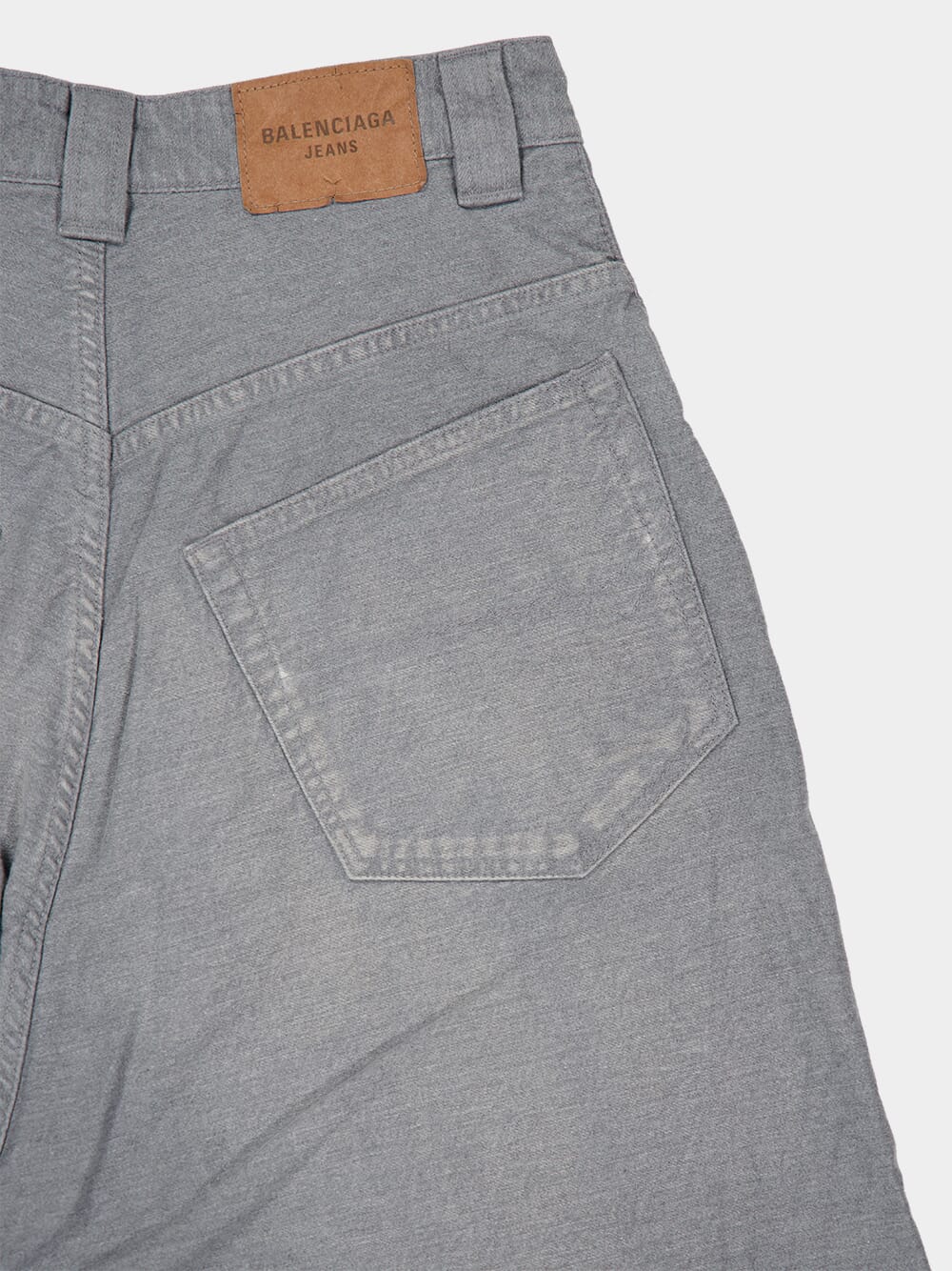 Trompe L'oeil Sweatpants in Heather Grey - Image 7