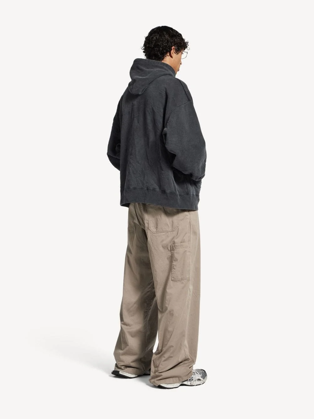 Washed Crayon Loop Hooded Sweatshirt - Image 3