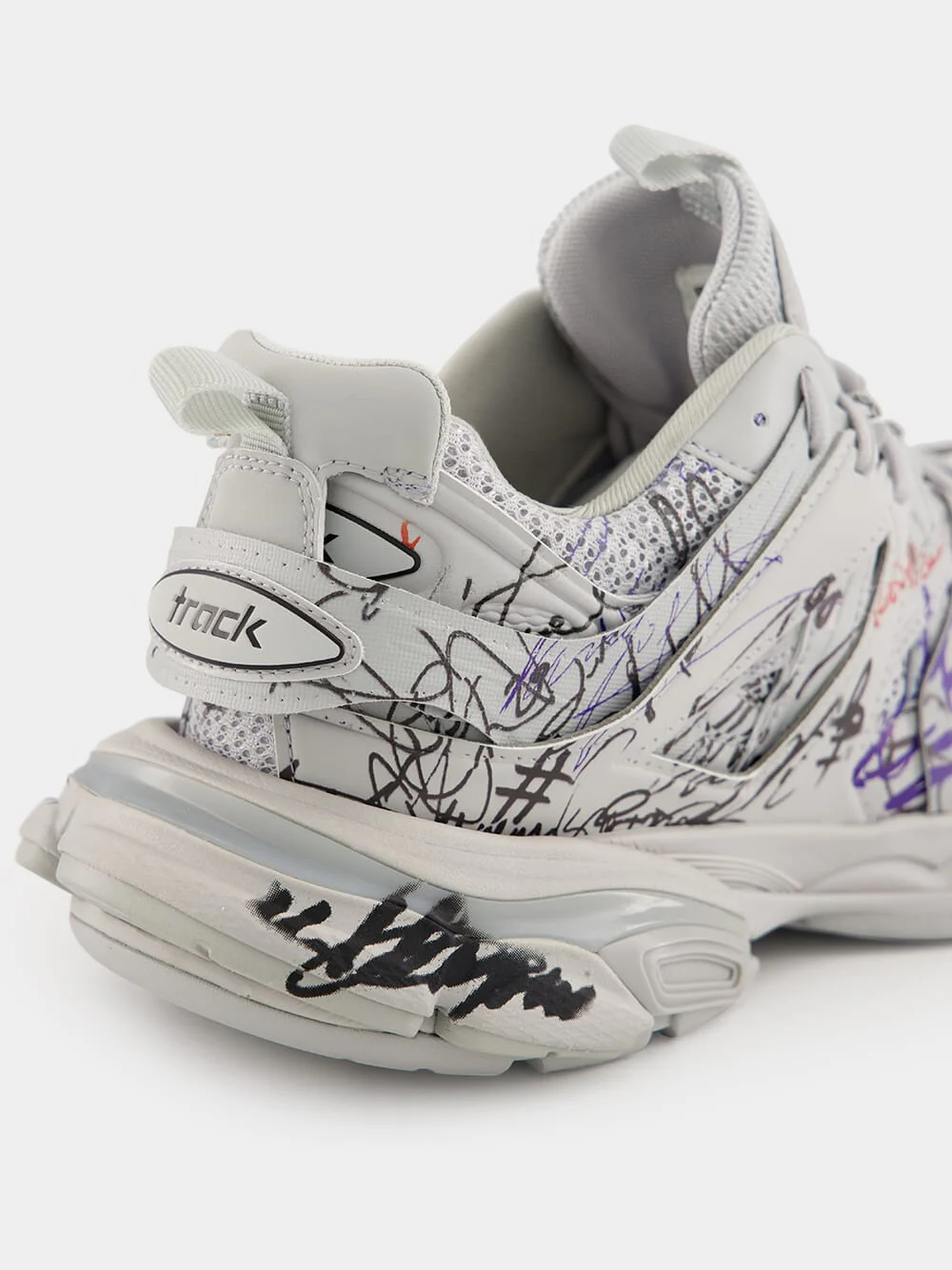 White Track Autographe Sneaker - Image 5