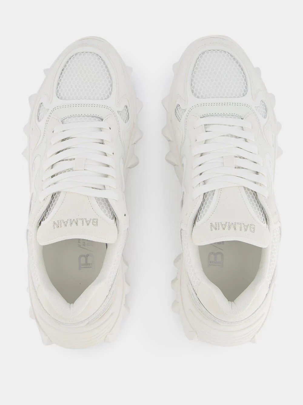 B-East Leather And Suede Sneakers - Image 4