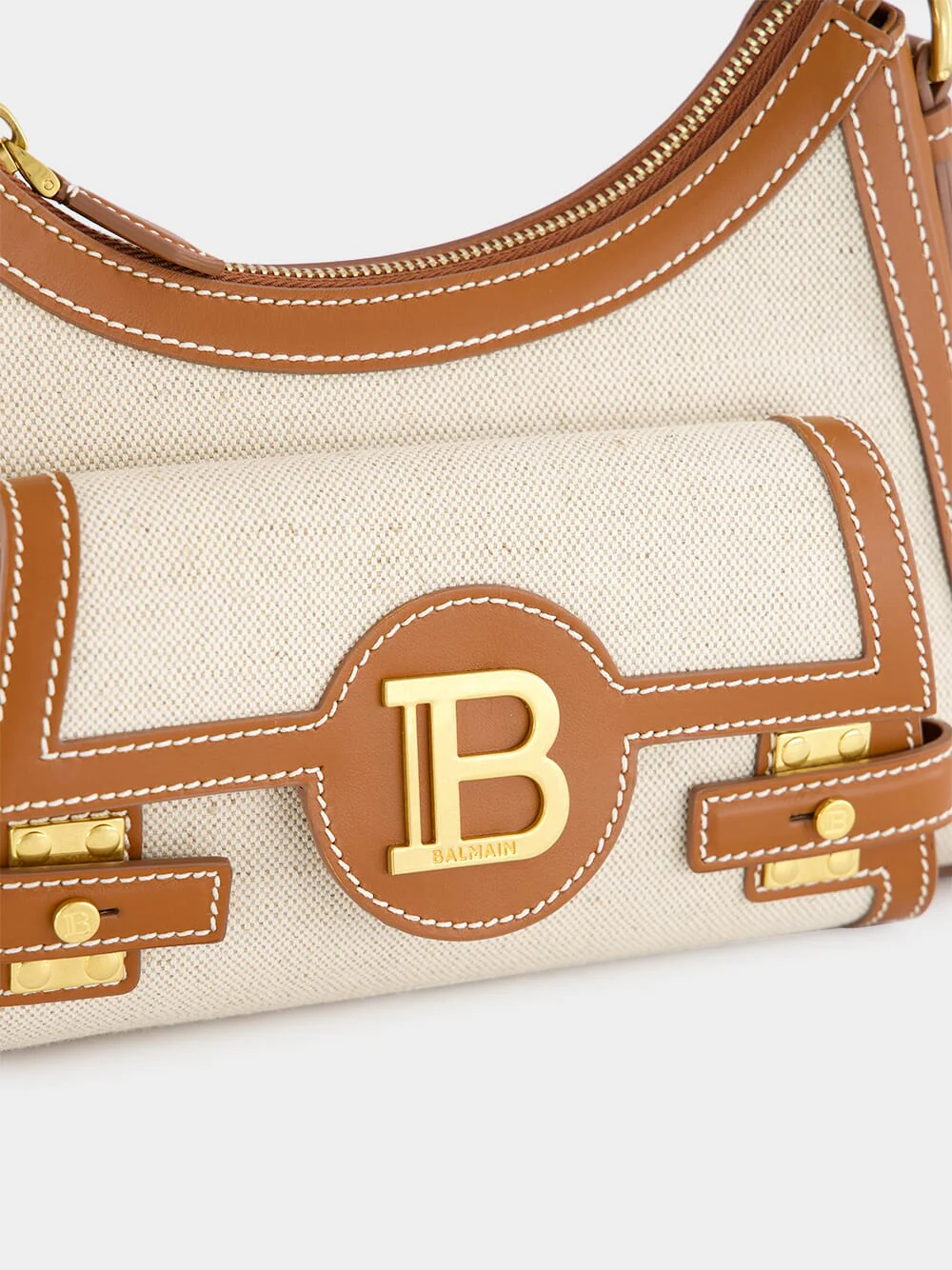 B-Buzz Hobo Bag in Leather and Canvas - Image 8