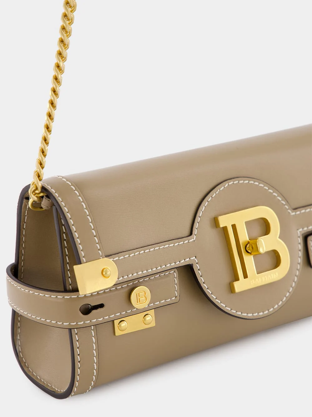Beige B-Buzz 23 Clutch Bag - Image 7