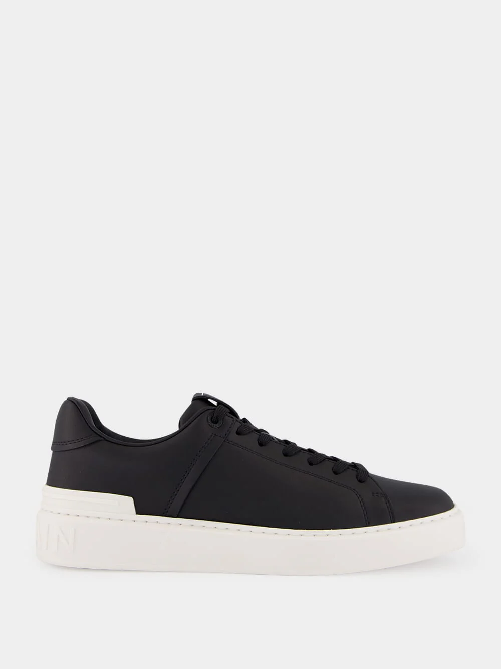 Black and White B-Court Sneakers