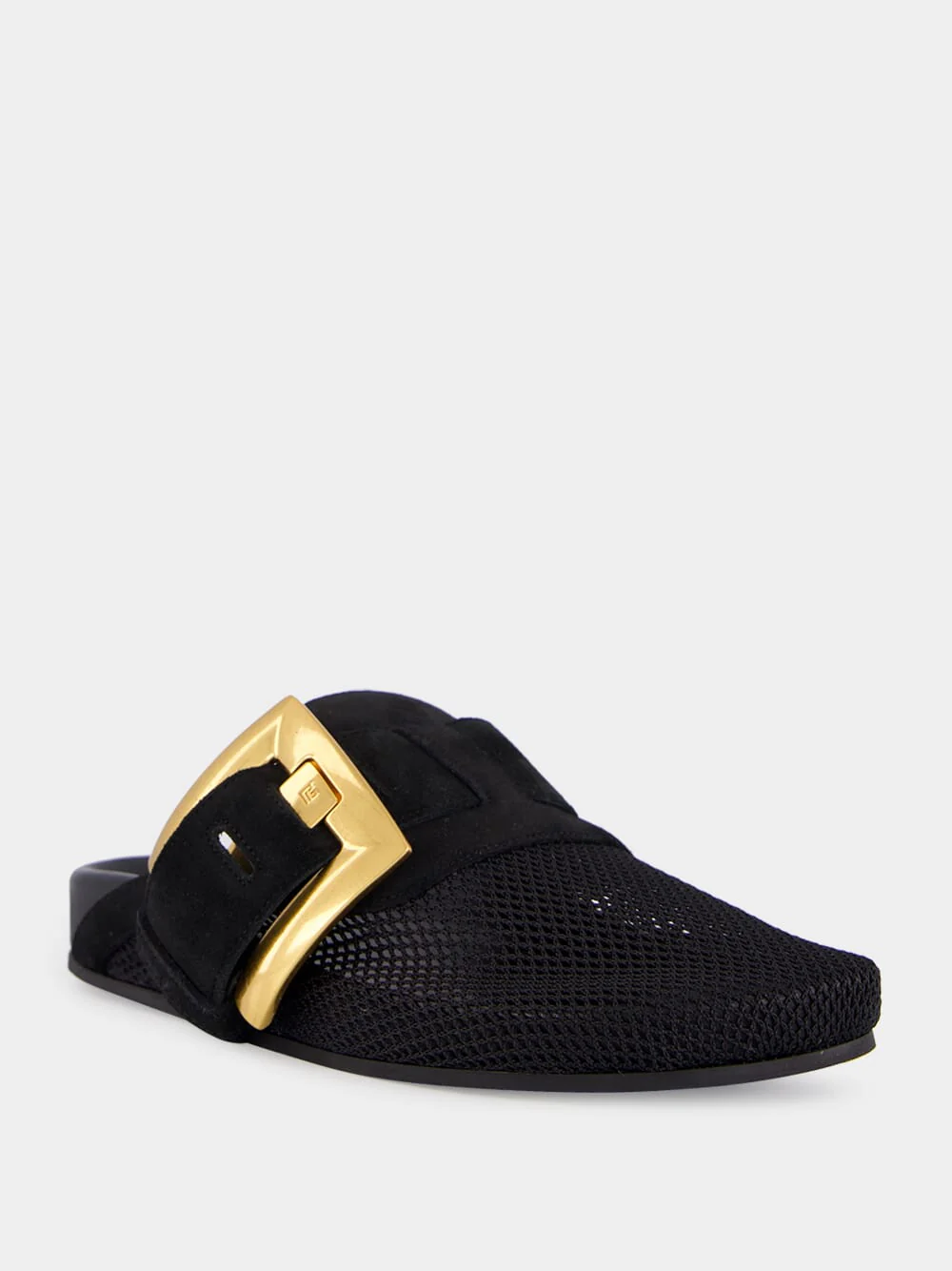 Black Anthem Flat Mule Sandals - Image 2