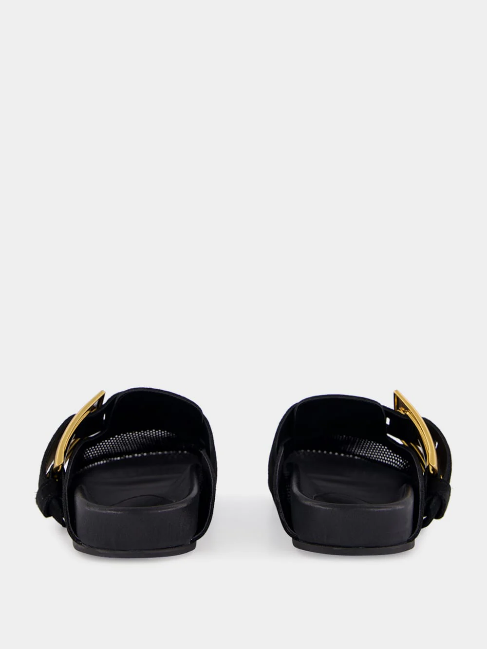 Black Anthem Flat Mule Sandals - Image 5