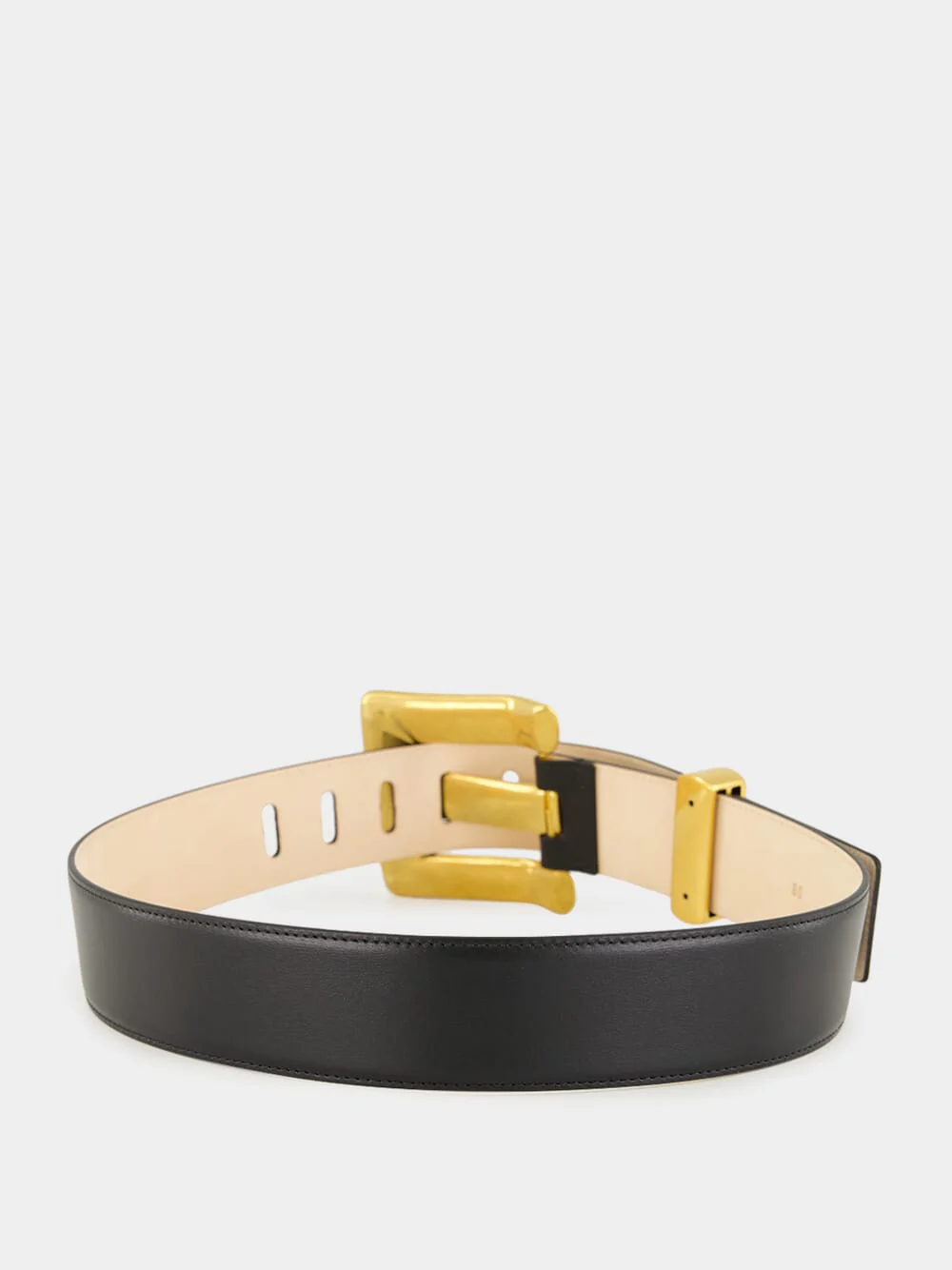 Black Anthem Leather Belt - Image 3