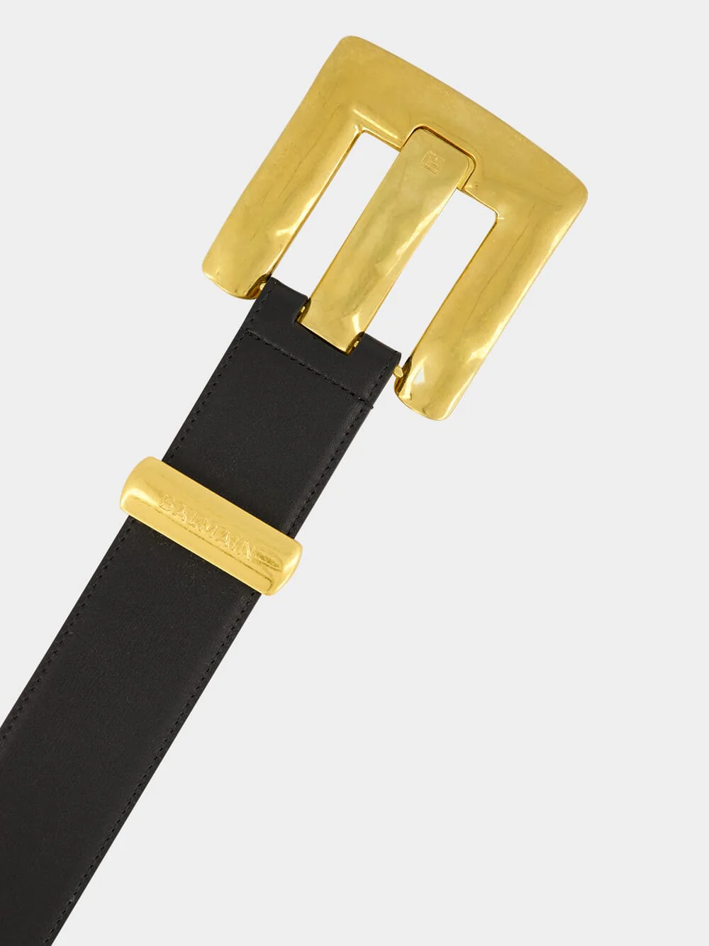 Black Anthem Leather Belt - Image 4
