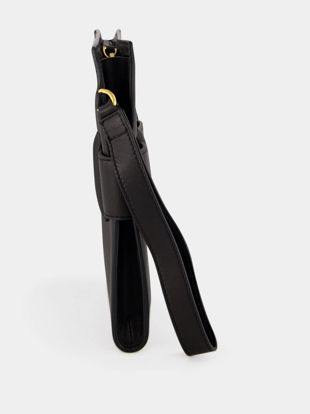 Black Anthem Smooth Leather Clutch - Image 5