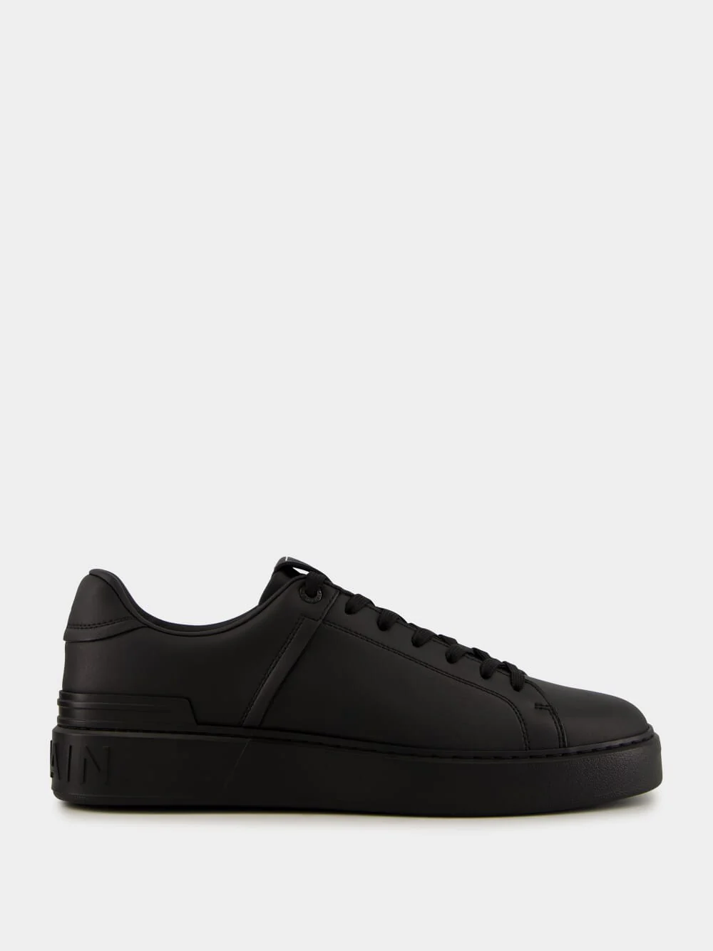 Black B-Court Calfskin Trainers