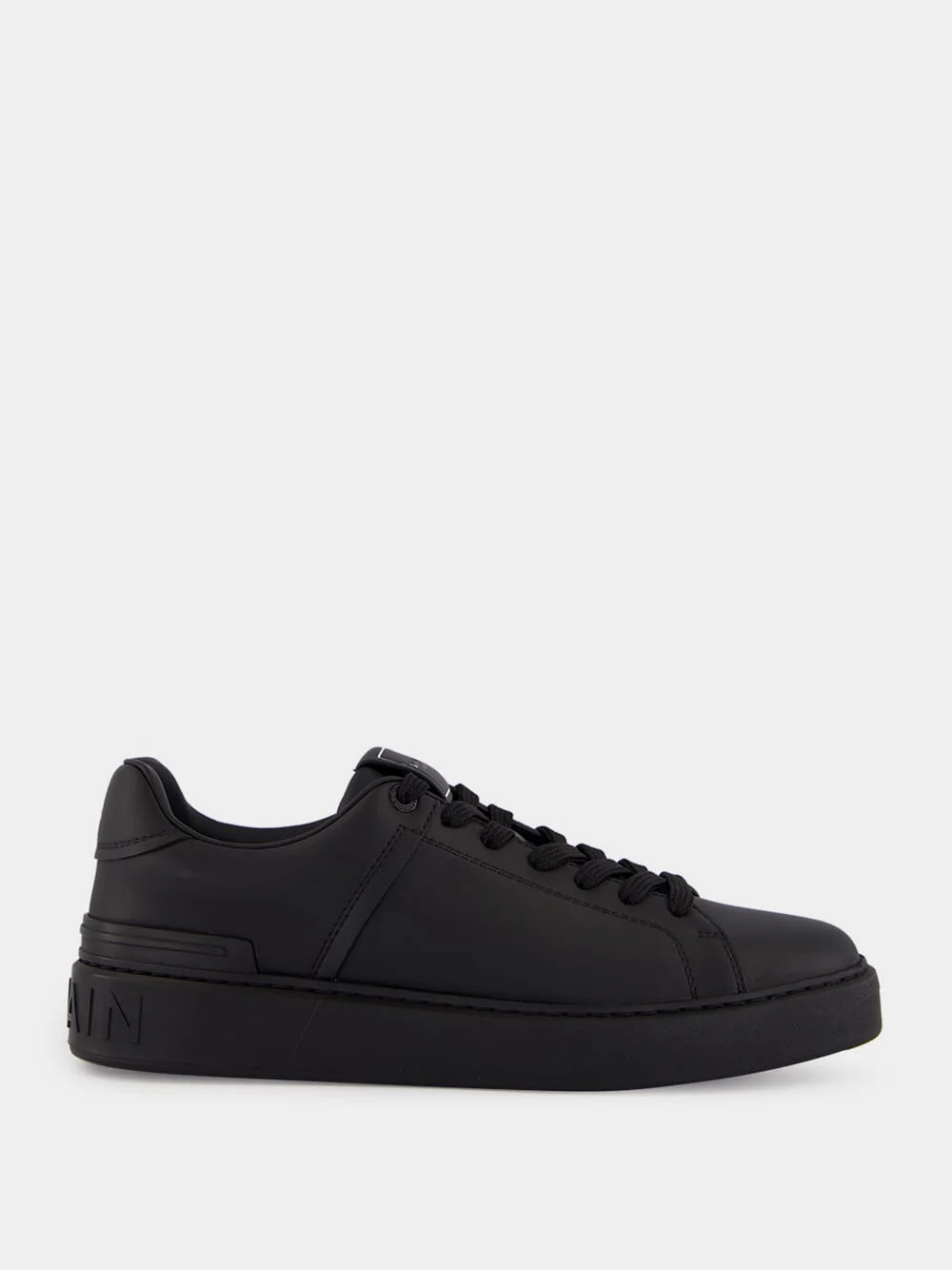 Black Calfskin B-Court Sneakers