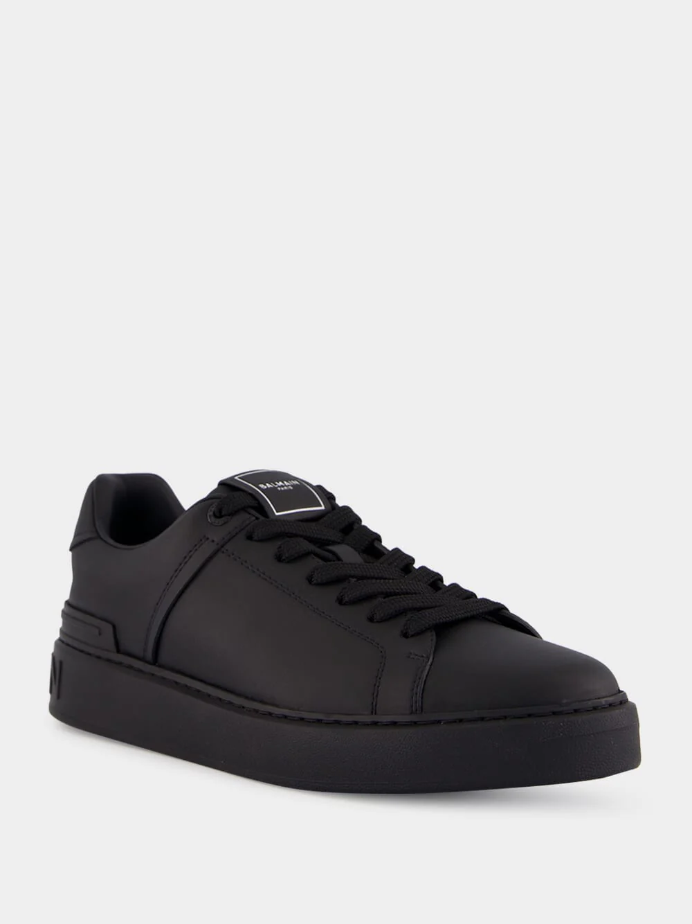 Black Calfskin B-Court Sneakers - Image 2
