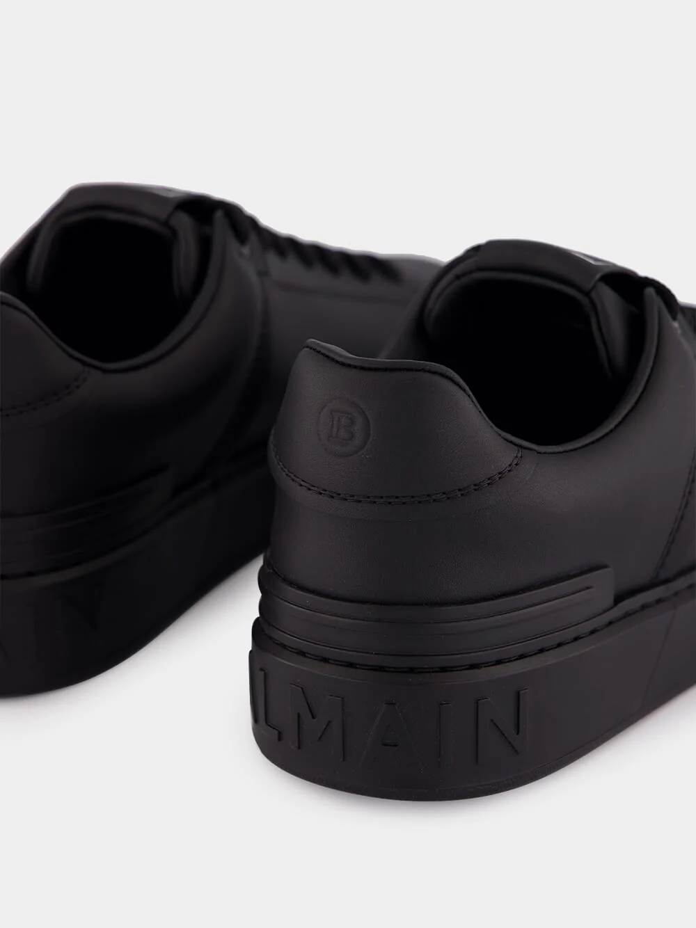 Black Calfskin B-Court Sneakers - Image 6
