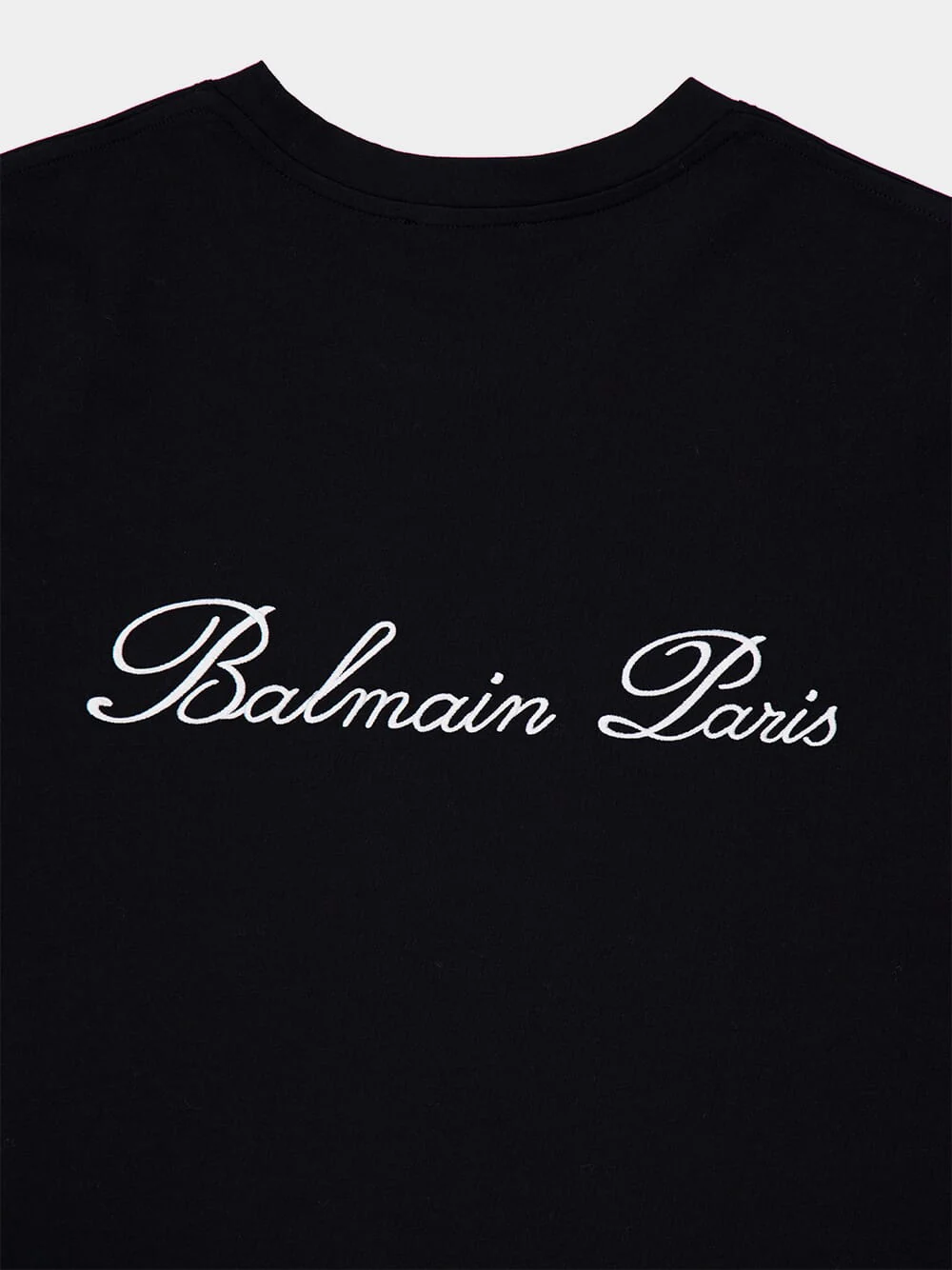 Black Embroidered Signature T-shirt - Image 6
