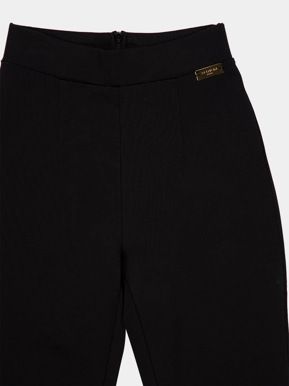Black Jersey Stirrup Leggings - Image 3
