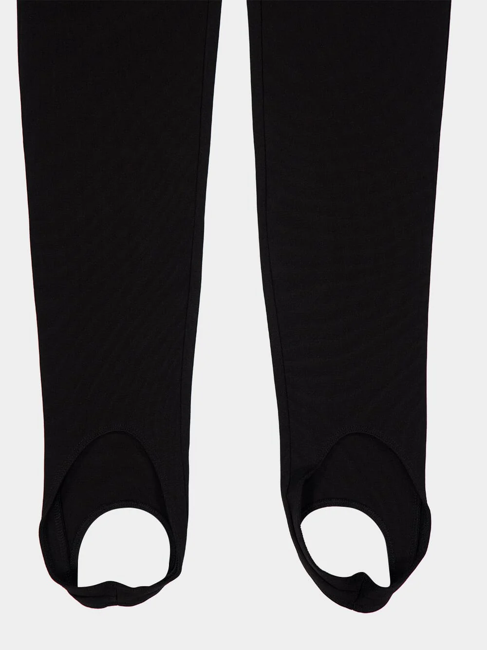 Black Jersey Stirrup Leggings - Image 4