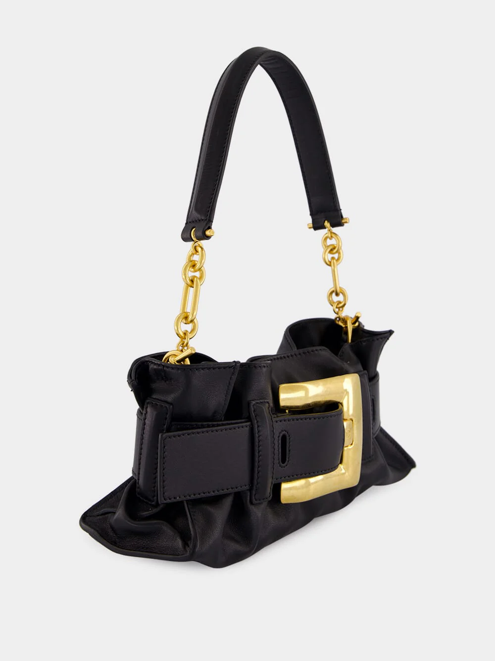 Black Mini Anthem Shoulder Bag - Image 3