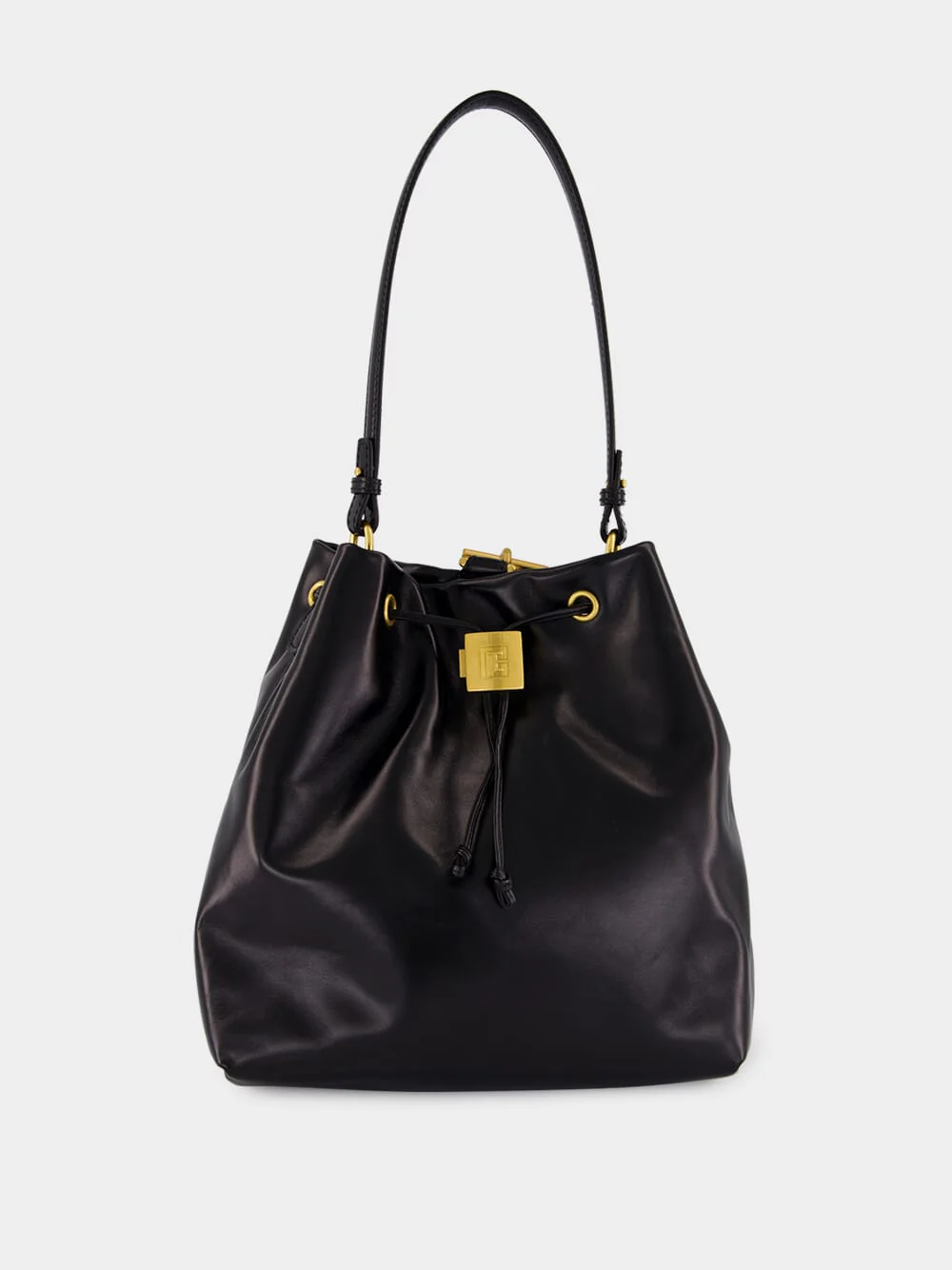 Black Pulse Calfskin Leather Backpack