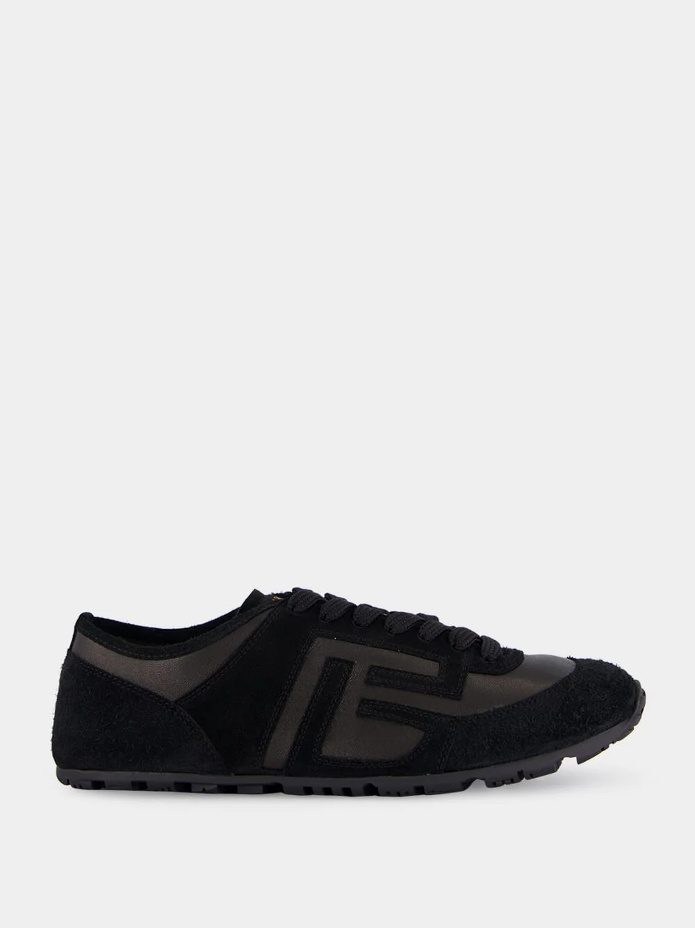 Black Racer 45 Leather Trainers