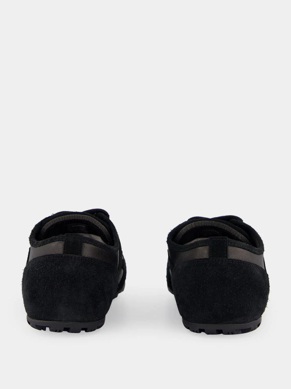 Black Racer 45 Leather Trainers - Image 5