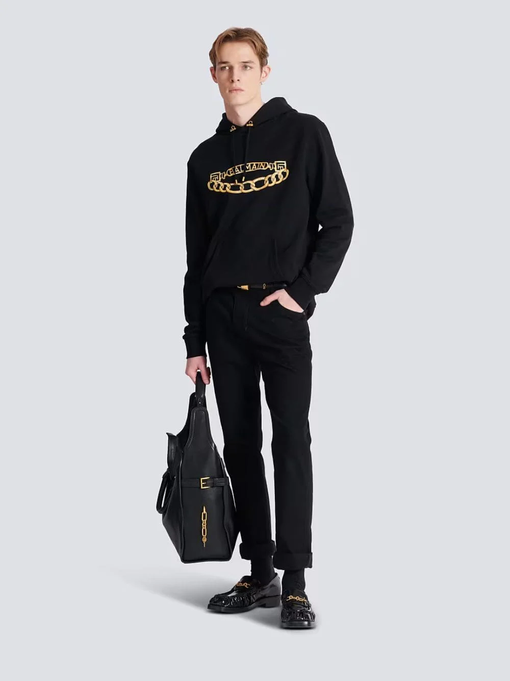 Black Regular-Fit Denim Jeans - Image 2