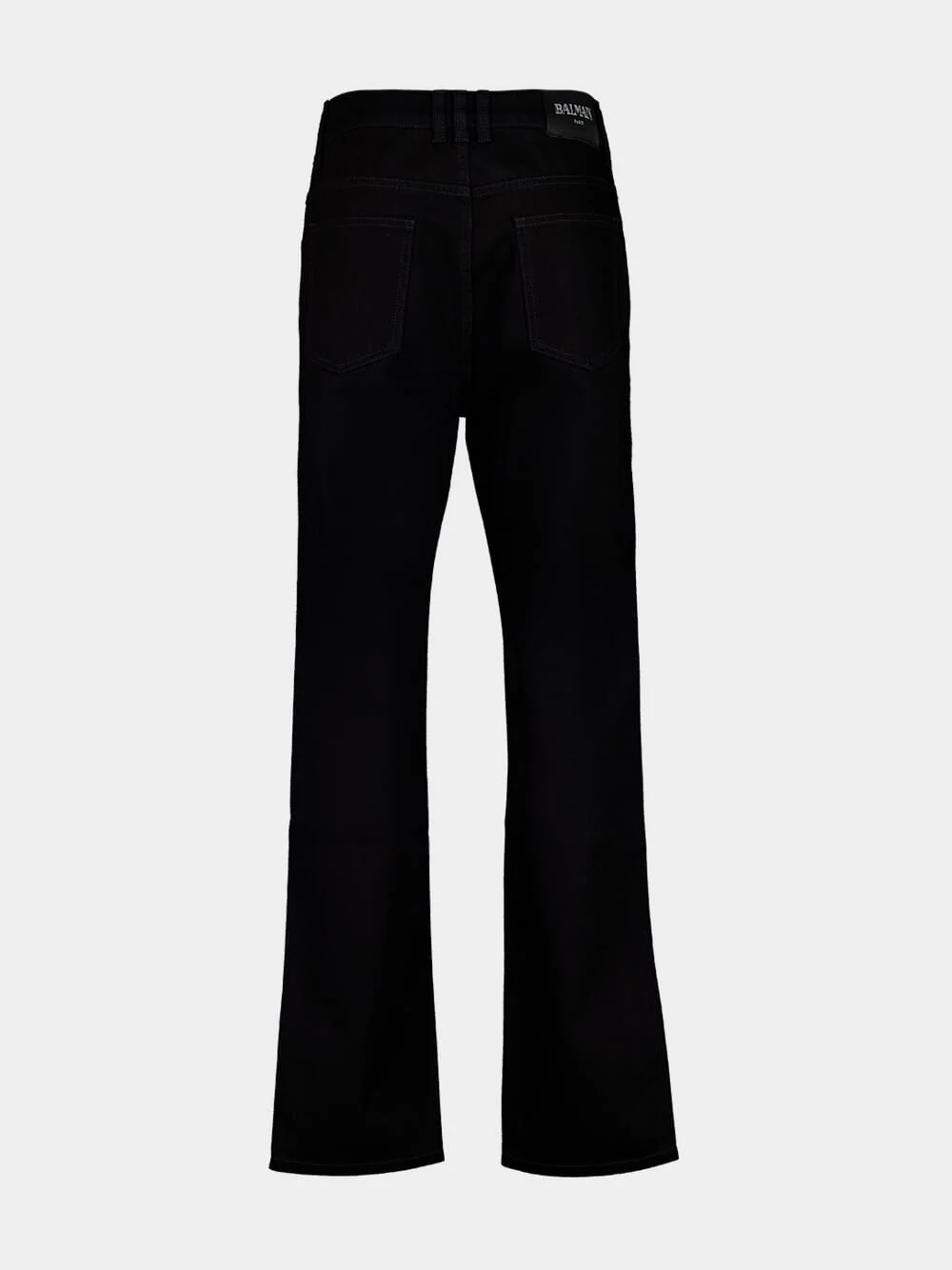 Black Regular-Fit Denim Jeans - Image 3