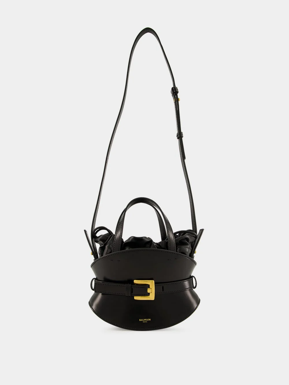 Black Shuffle Mini Leather Bag - Image 3