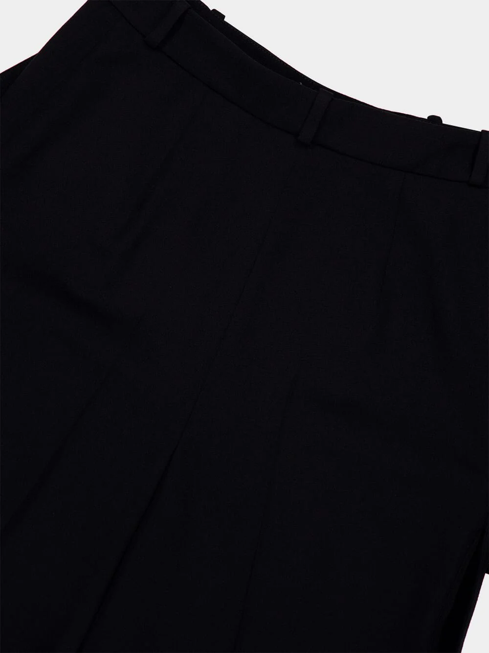 Black Wool Cargo Bermuda Shorts - Image 6