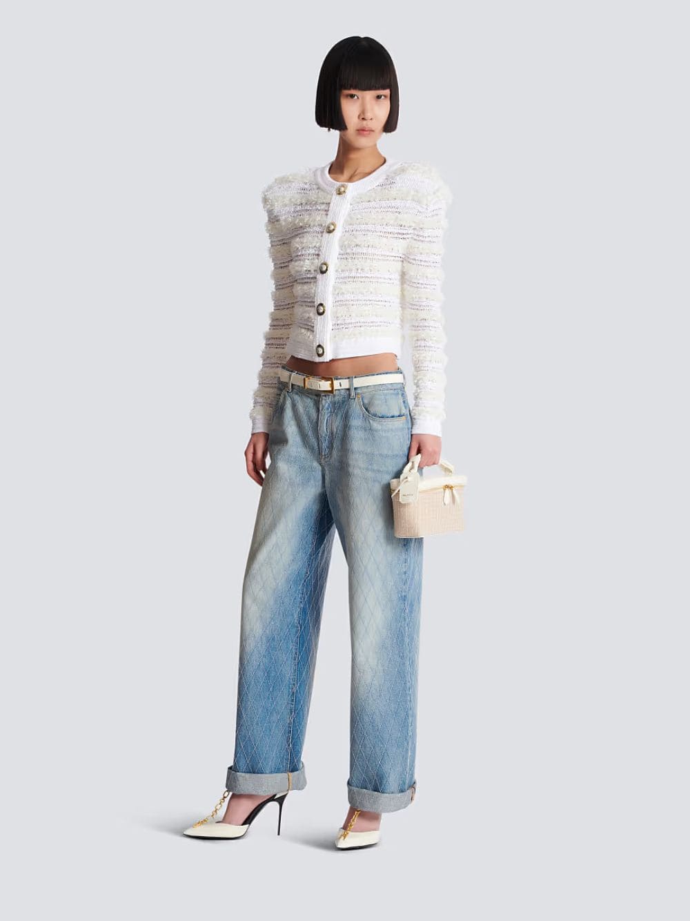 Blue Diamond Straight-Fit Denim Jeans - Image 2