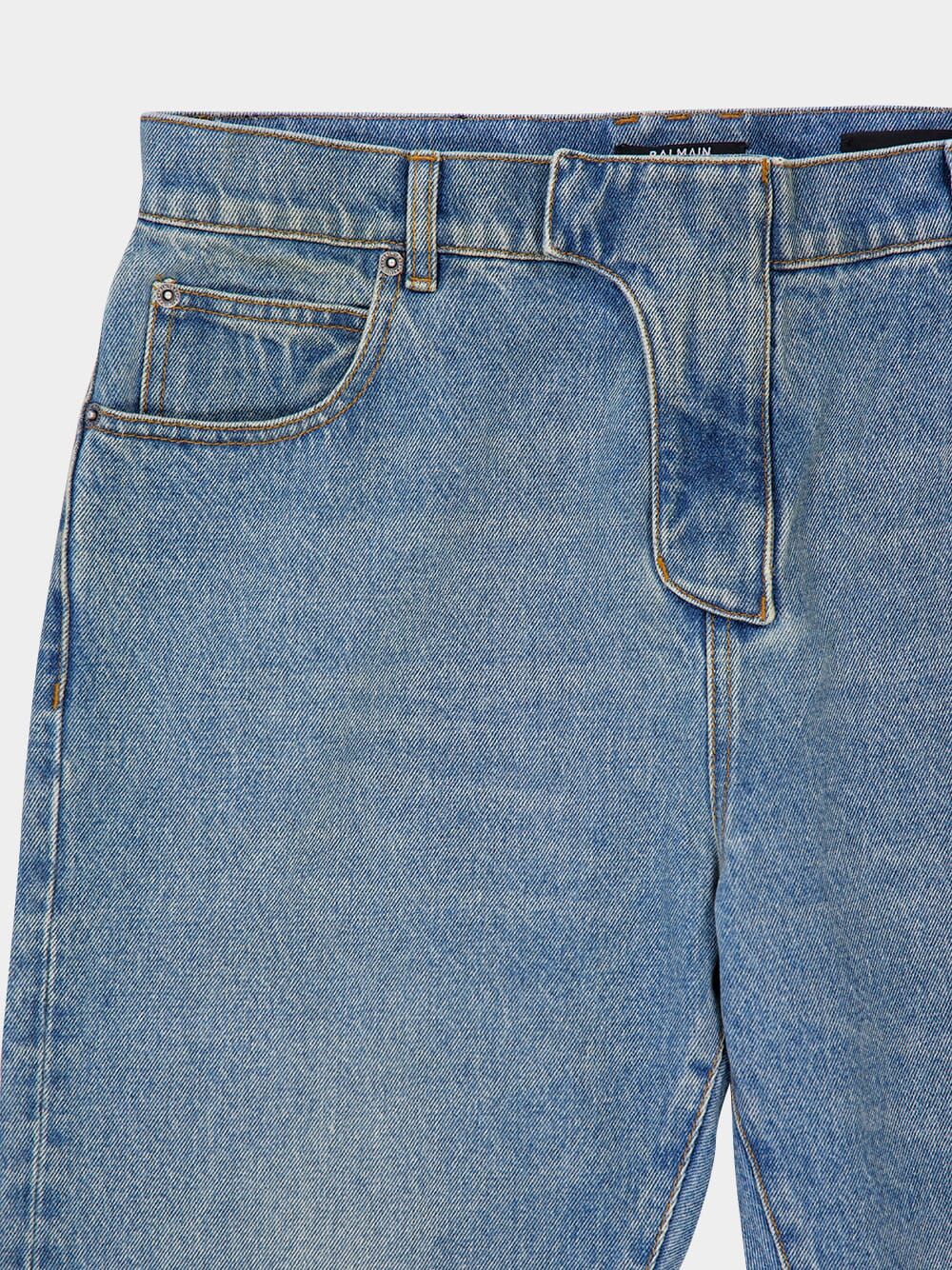 Blue Regular-Fit Denim Jeans - Image 5