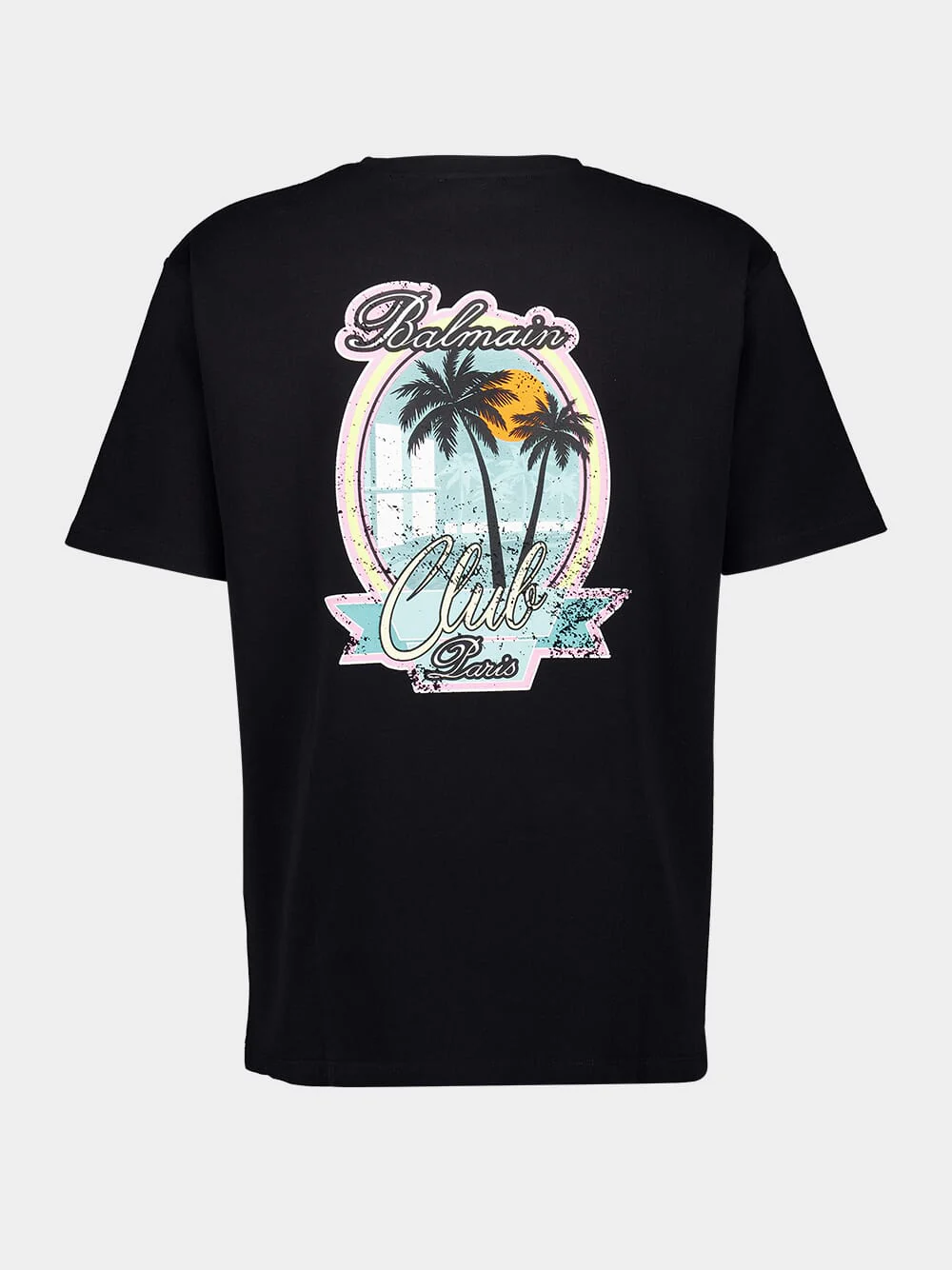 Black Club Balmain Signature T-Shirt - Image 2
