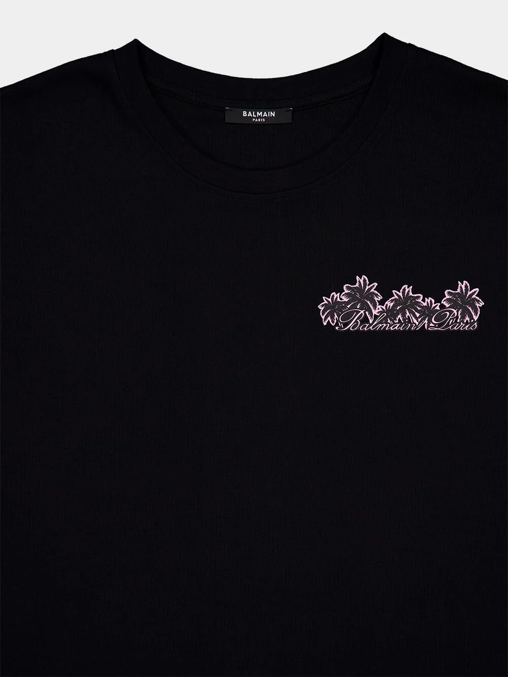 Black Club Balmain Signature T-Shirt - Image 3