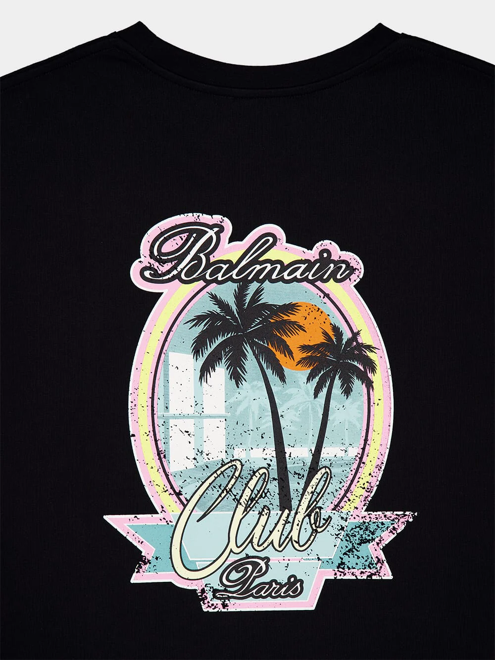 Black Club Balmain Signature T-Shirt - Image 4