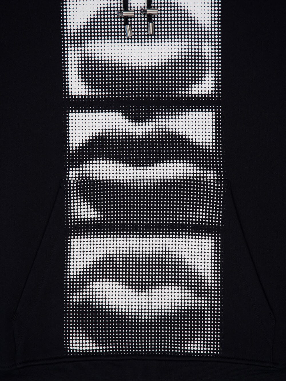 Black Kiss Print Hoodie - Image 6
