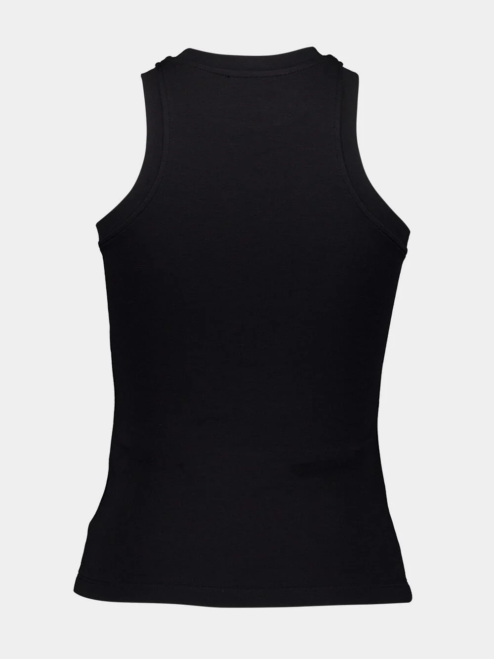 Black Tank Top with Retro PB Embroidery - Image 2