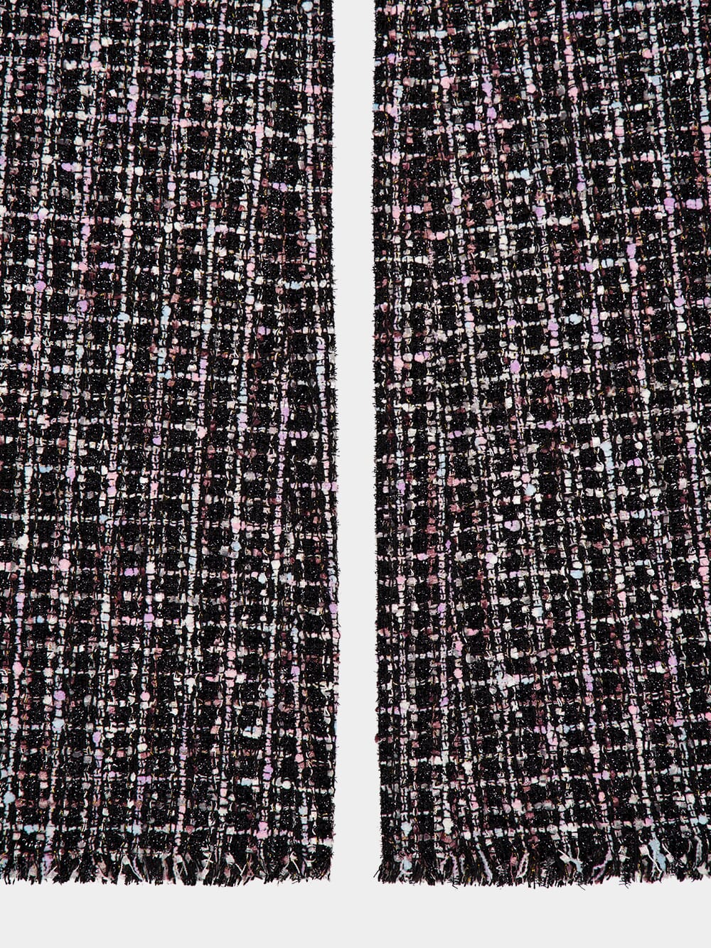 Black Tweed Flared Pants - Image 6