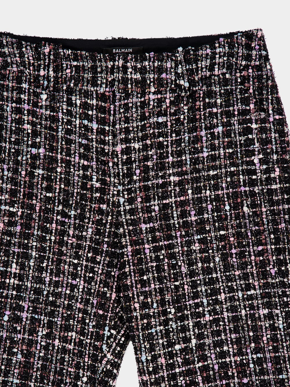 Black Tweed Flared Pants - Image 9