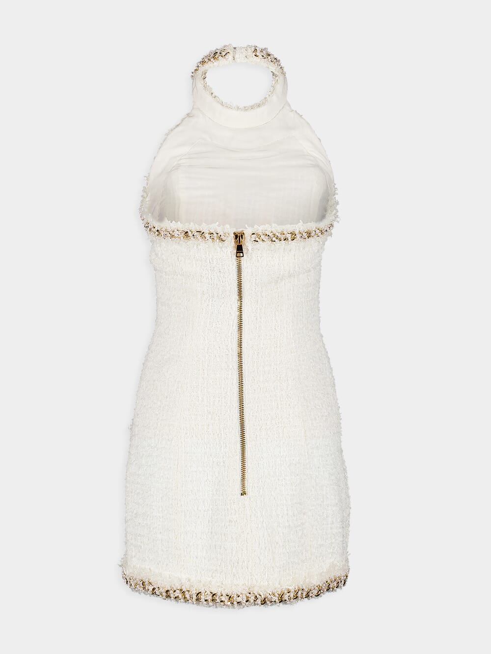 Embellished Tweed Mini Dress - Image 2