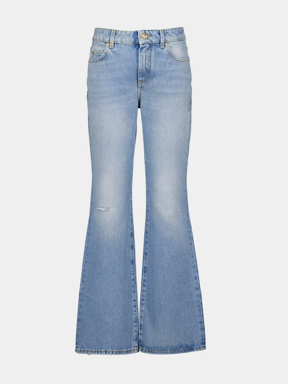 Flared Denim Jeans - Image 2