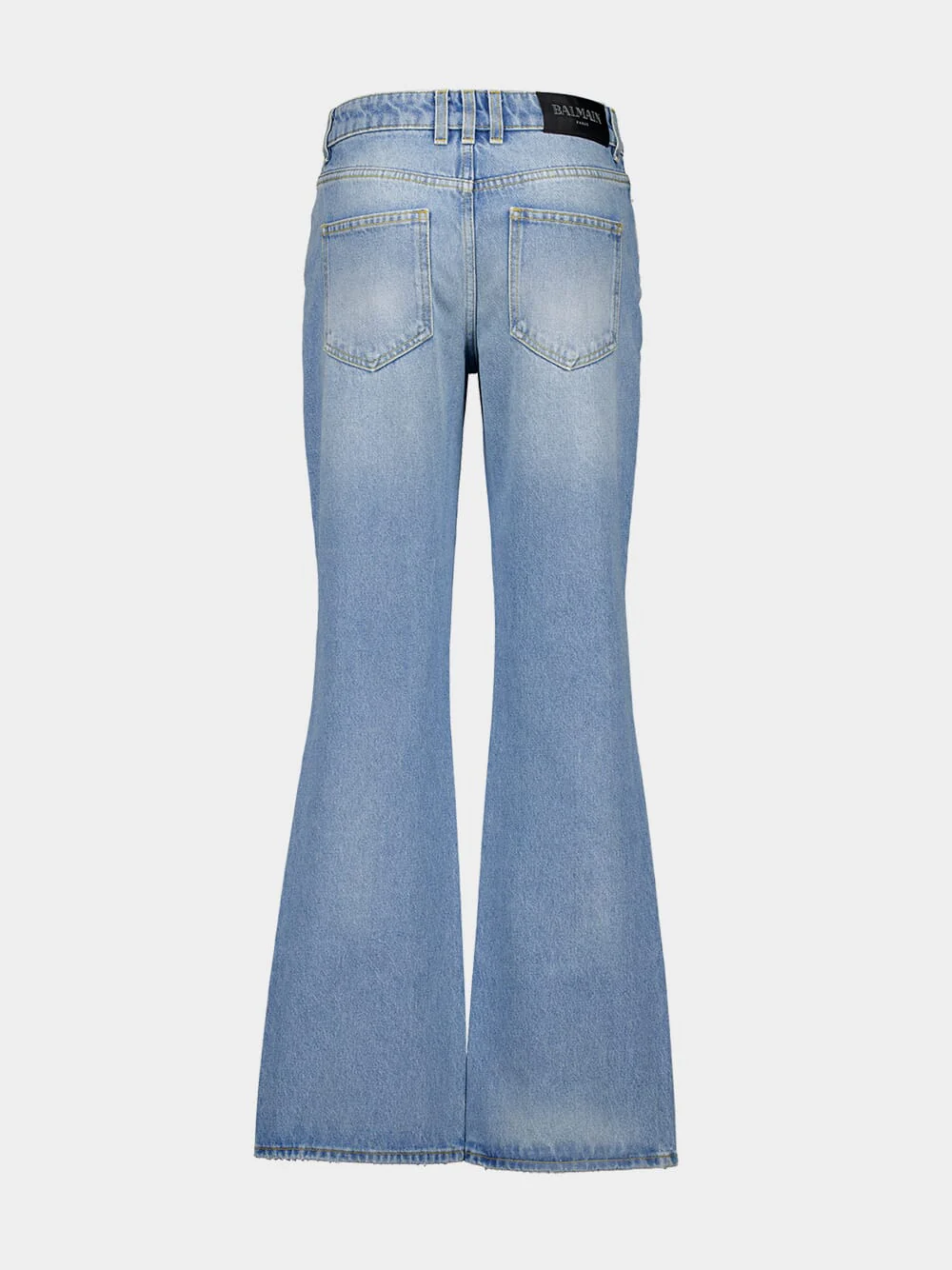 Flared Denim Jeans - Image 3