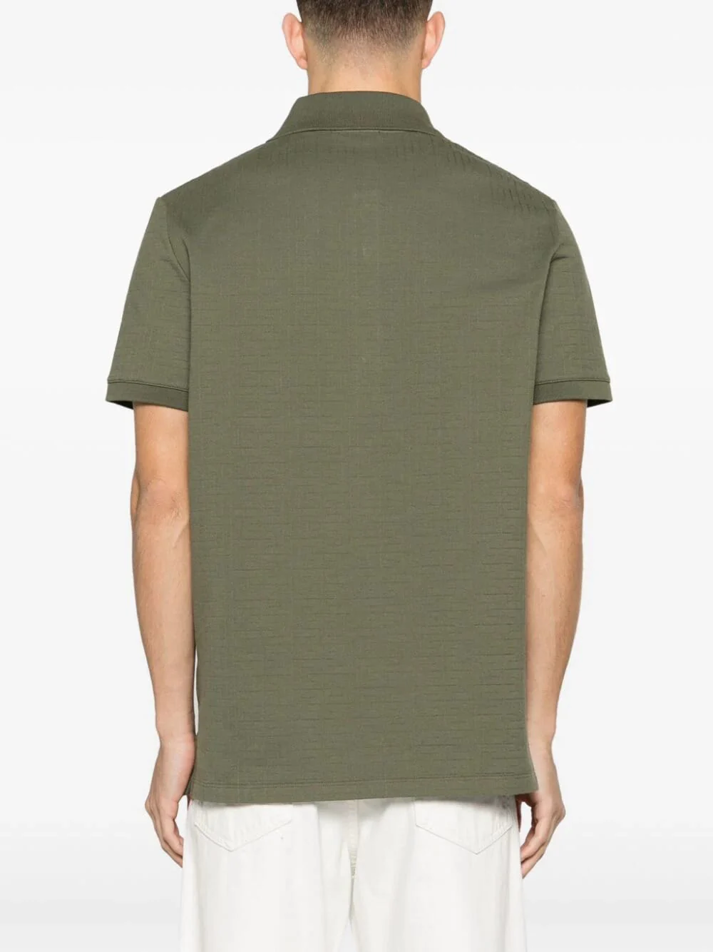 Jacquard Cotton Polo - Image 6